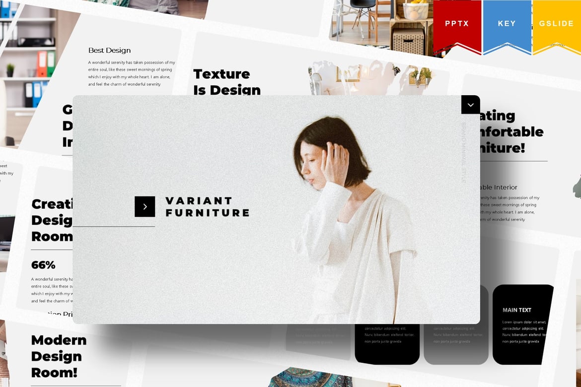 Template Presentasi Variasi Furniture | PowerPoint, Keynote, Google Slides
