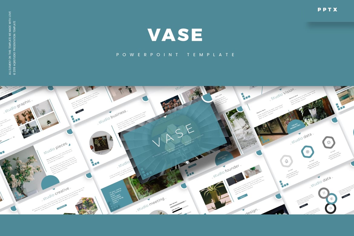 Template Powerpoint Vase - Solusi Kreatif untuk Presentasi Anda