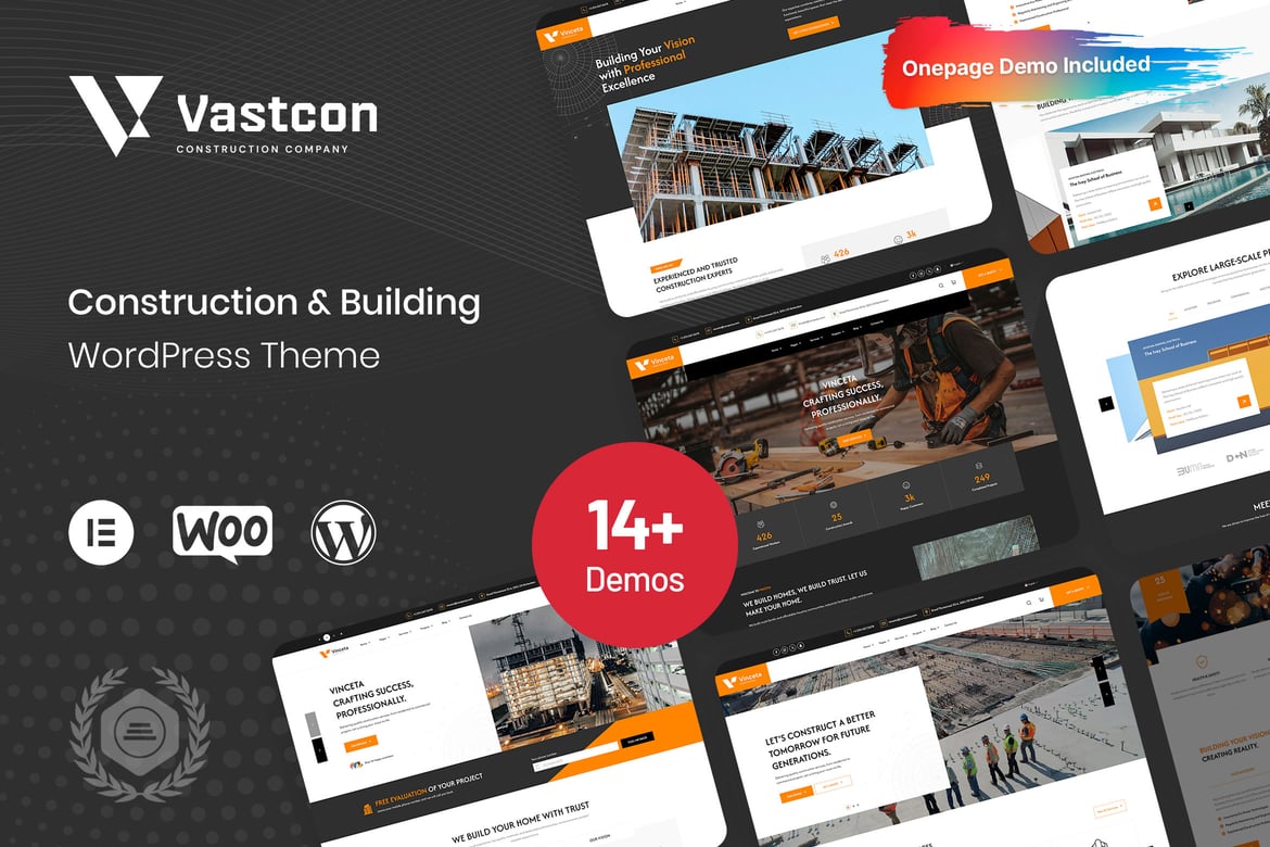 Vastcon - Tema WordPress Konstruksi & Bangunan yang Menakjubkan