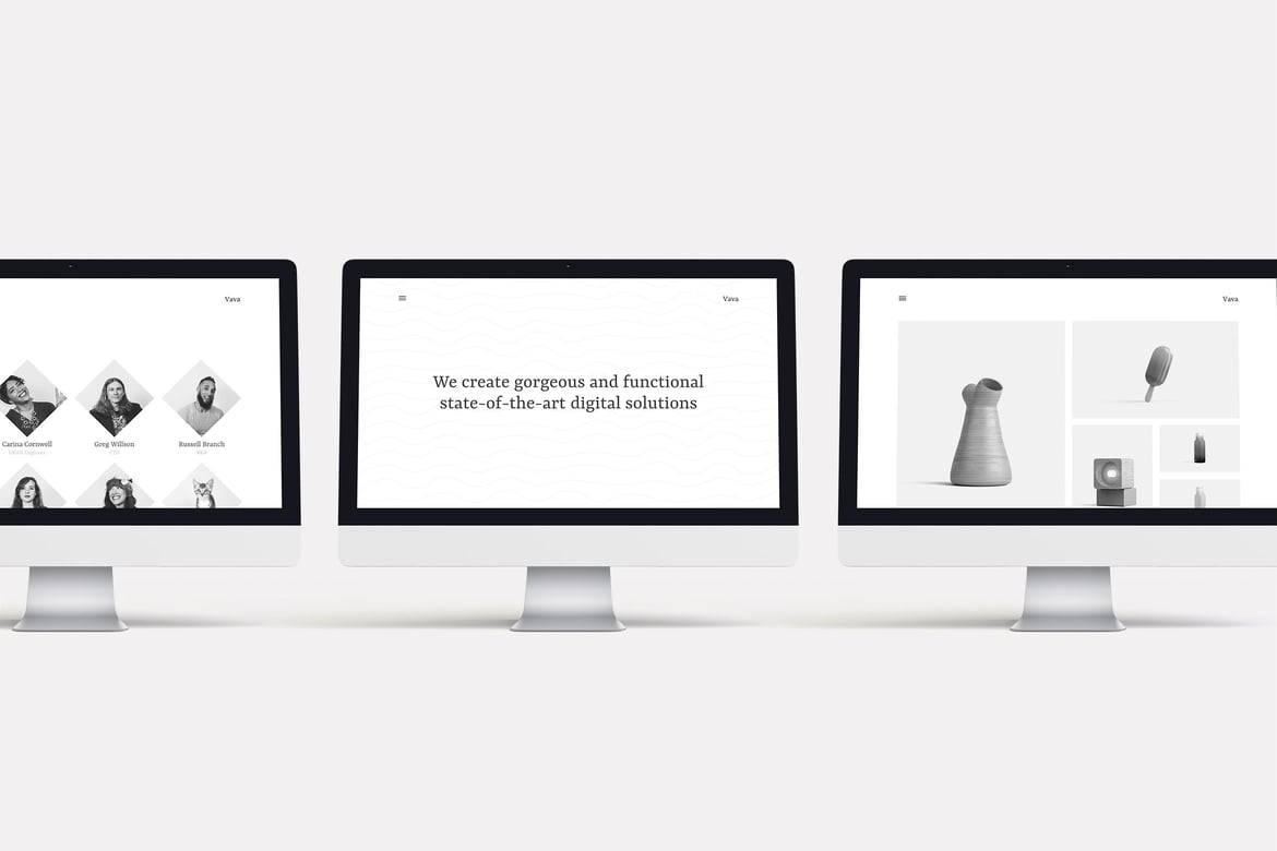 Vava — Template Web Minimalis Serbaguna yang Memikat