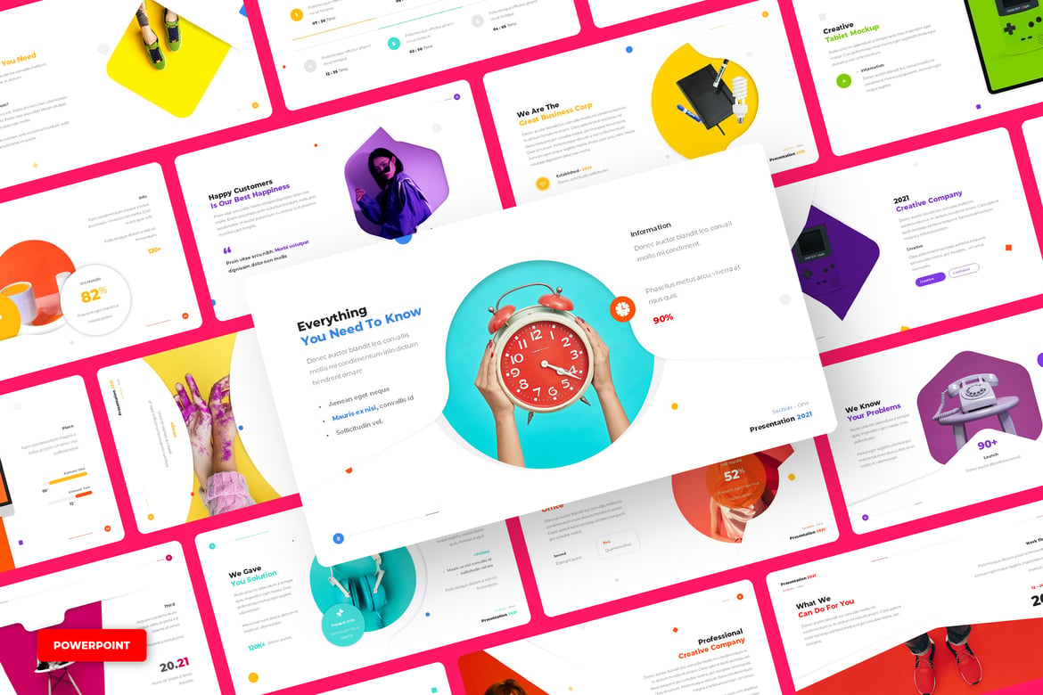 Vbrant - Template PowerPoint Bisnis Kreatif