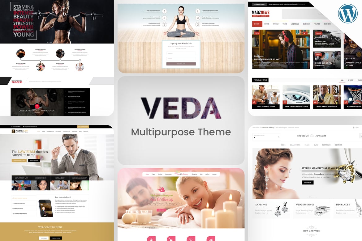 VEDA - Tema WordPress Serbaguna untuk Segala Kebutuhan