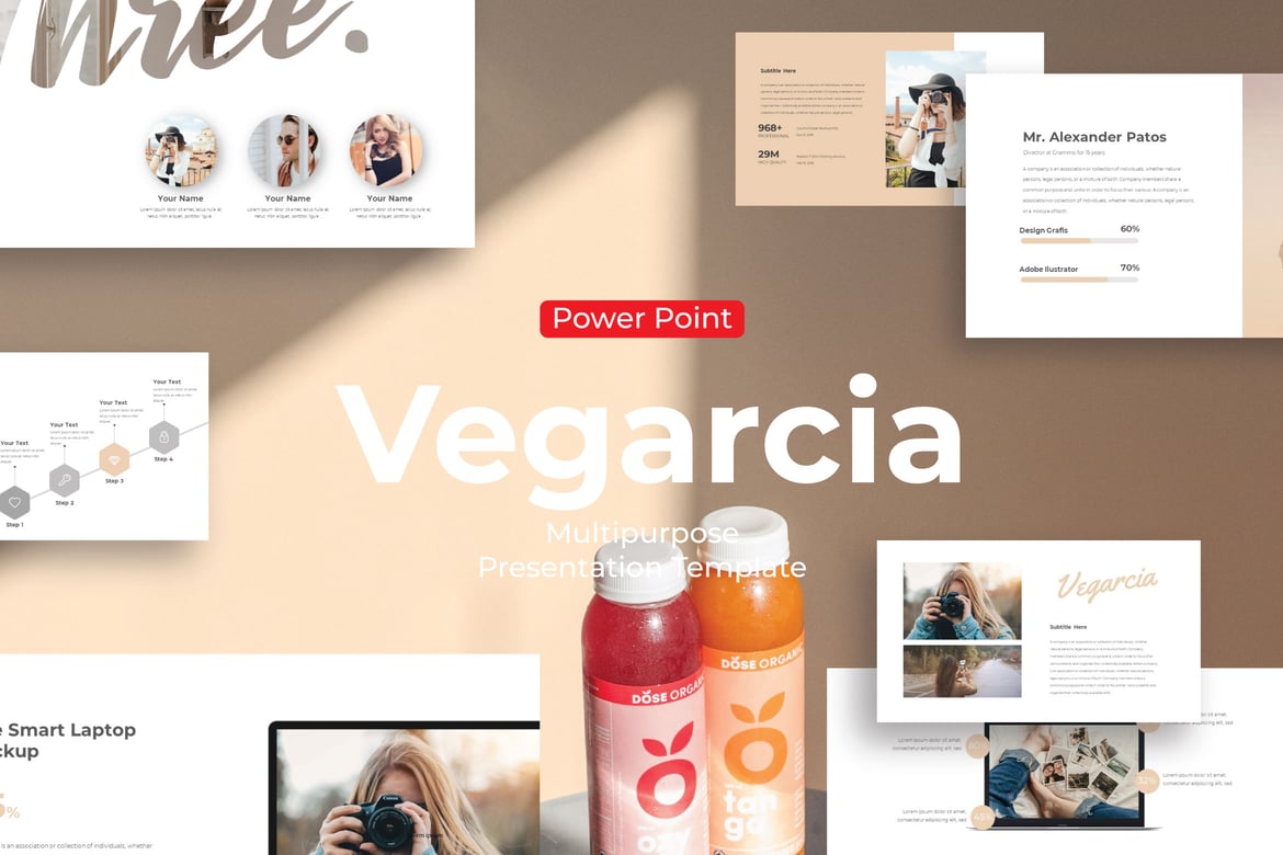Template PowerPoint Vegarcia - Solusi Presentasi Menarik dan Profesional