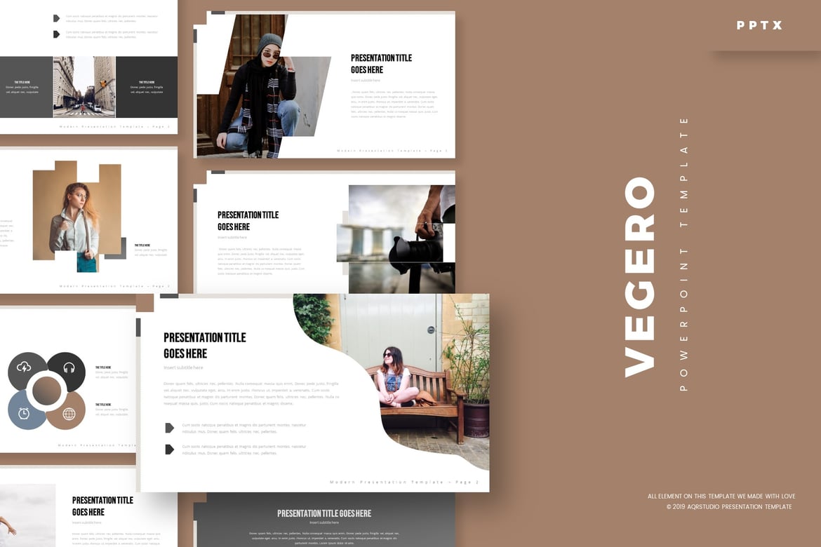 Vegero - Template PowerPoint Serbaguna untuk Presentasi Anda