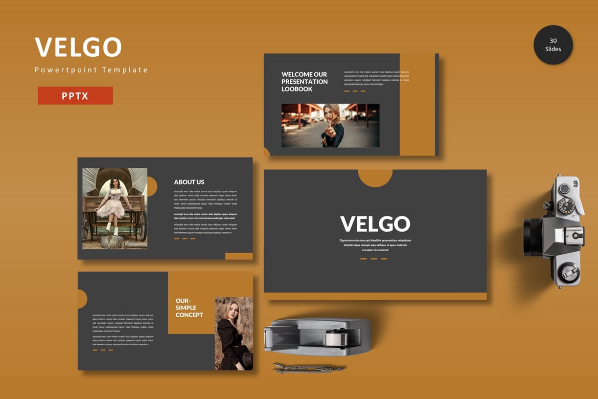 Velgo - Template Presentasi PowerPoint yang Menarik