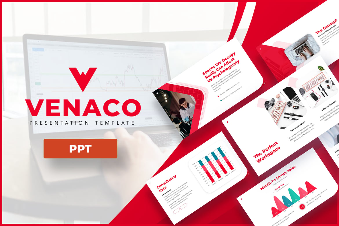 Template Powerpoint Venaco - Tingkatkan Presentasi Anda dengan Gaya Profesional