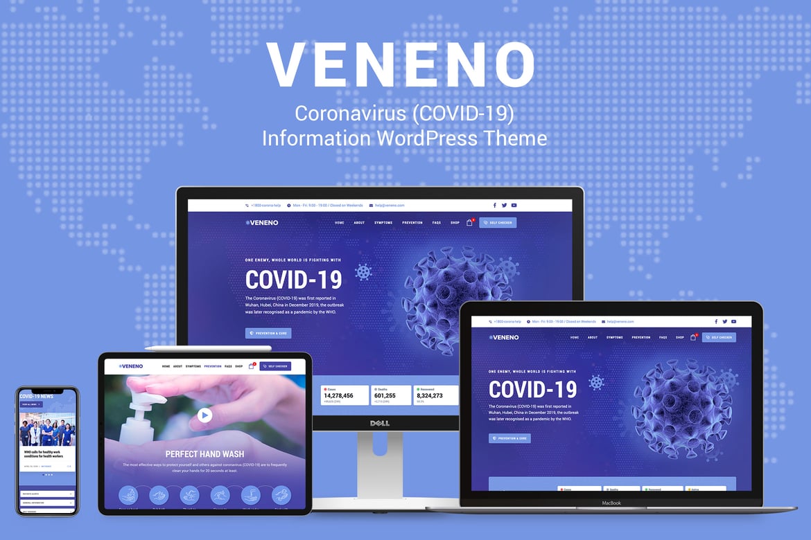 Tema WordPress Veneno: Solusi Ideal untuk Situs Medis dan Bisnis Korporat