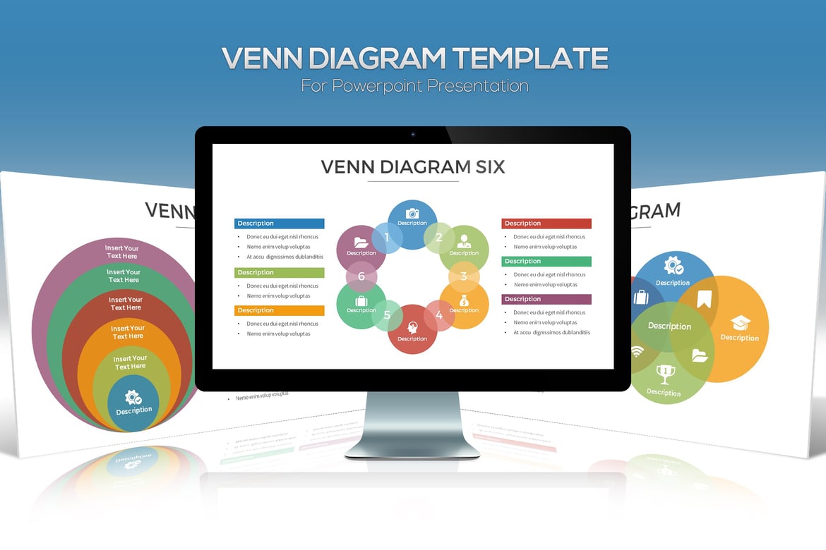 Template Powerpoint Diagram Venn yang Menarik dan Informatif