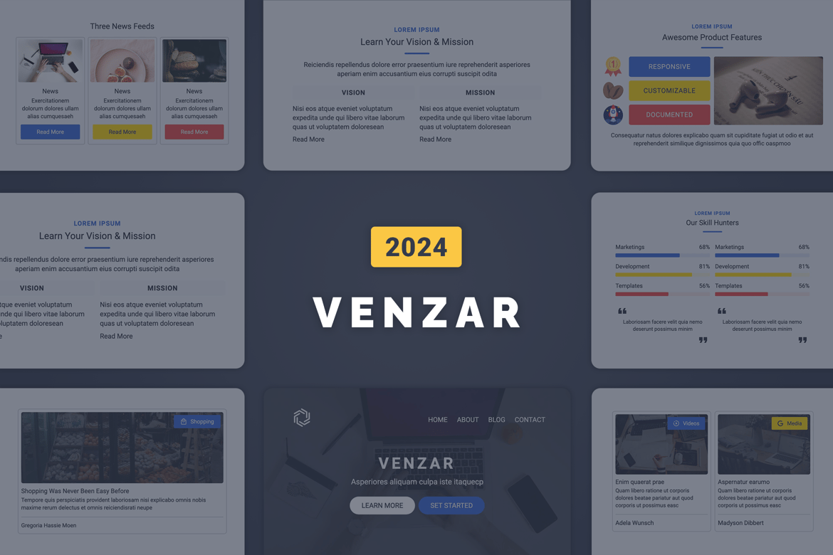 Template Email Responsif Venzar 2024 untuk Berbagai Keperluan