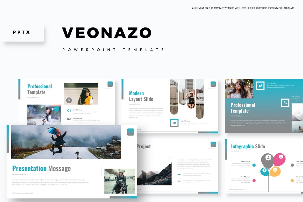 Template PowerPoint Veonazo - Solusi Presentasi Menarik dan Profesional