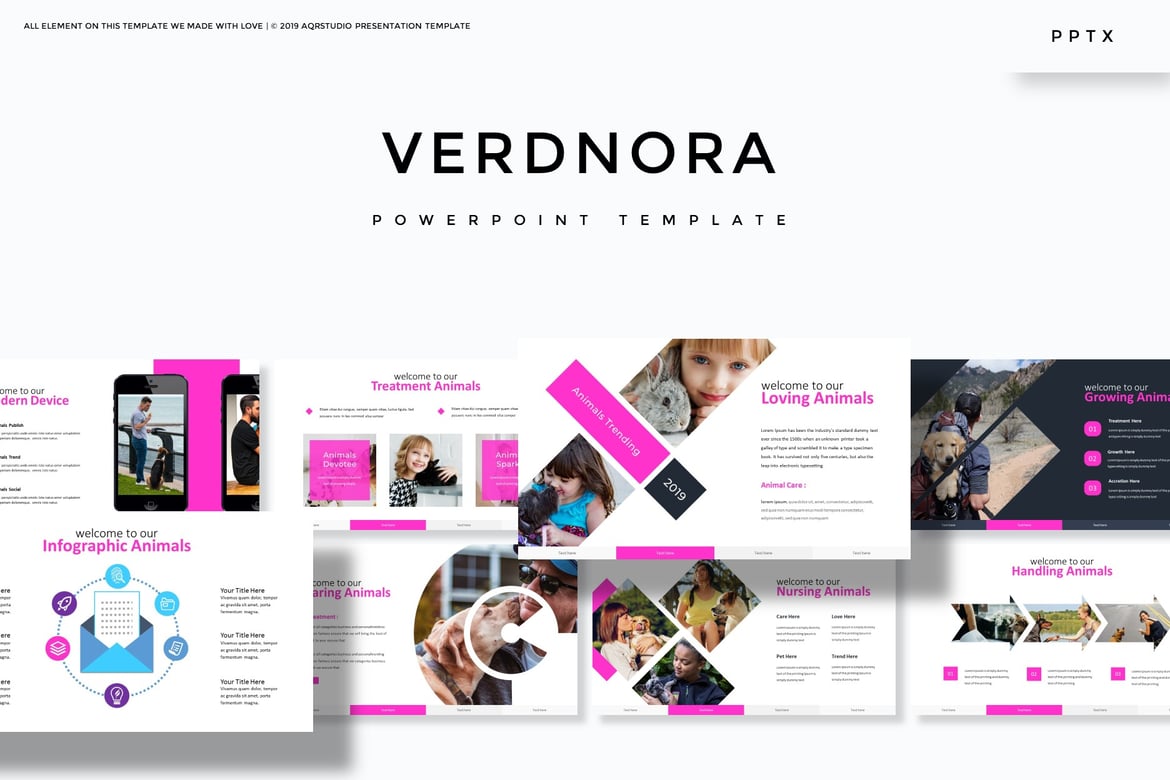 Template PowerPoint Verdnora - Solusi Presentasi Kreatif Anda