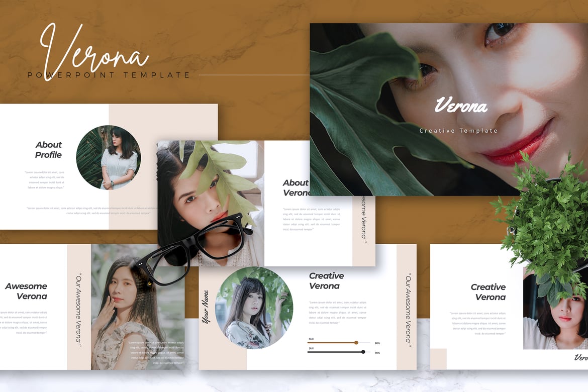 VERONA - Template Presentasi PowerPoint Kreatif