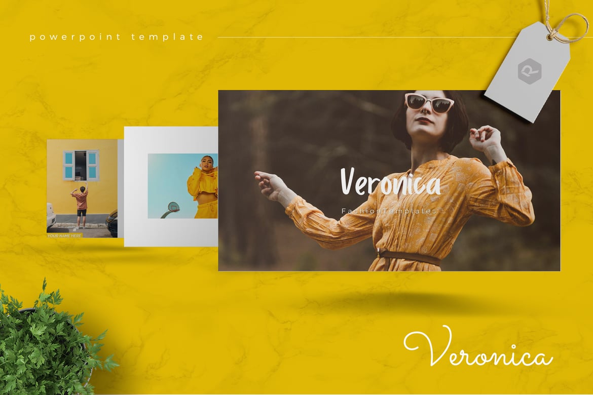 Template Presentasi PowerPoint VERONICA - Solusi Kreatif untuk Rencana Bisnis Anda