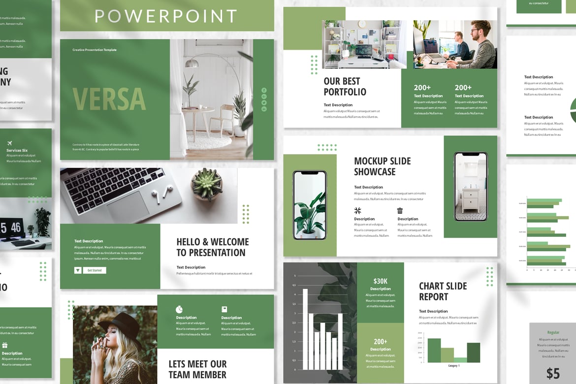 Versa - Template Presentasi Powerpoint Kreatif