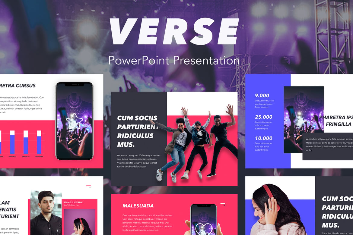 Template PowerPoint Verse yang Profesional dan Menarik