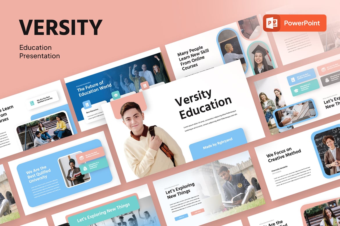 Versity - Template Presentasi Pendidikan yang Profesional