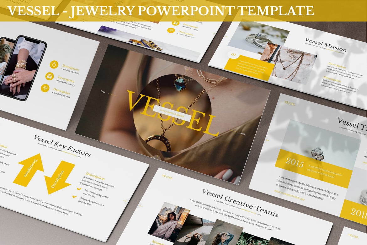 Template Powerpoint Vessel - Elegan dan Serbaguna untuk Presentasi Anda