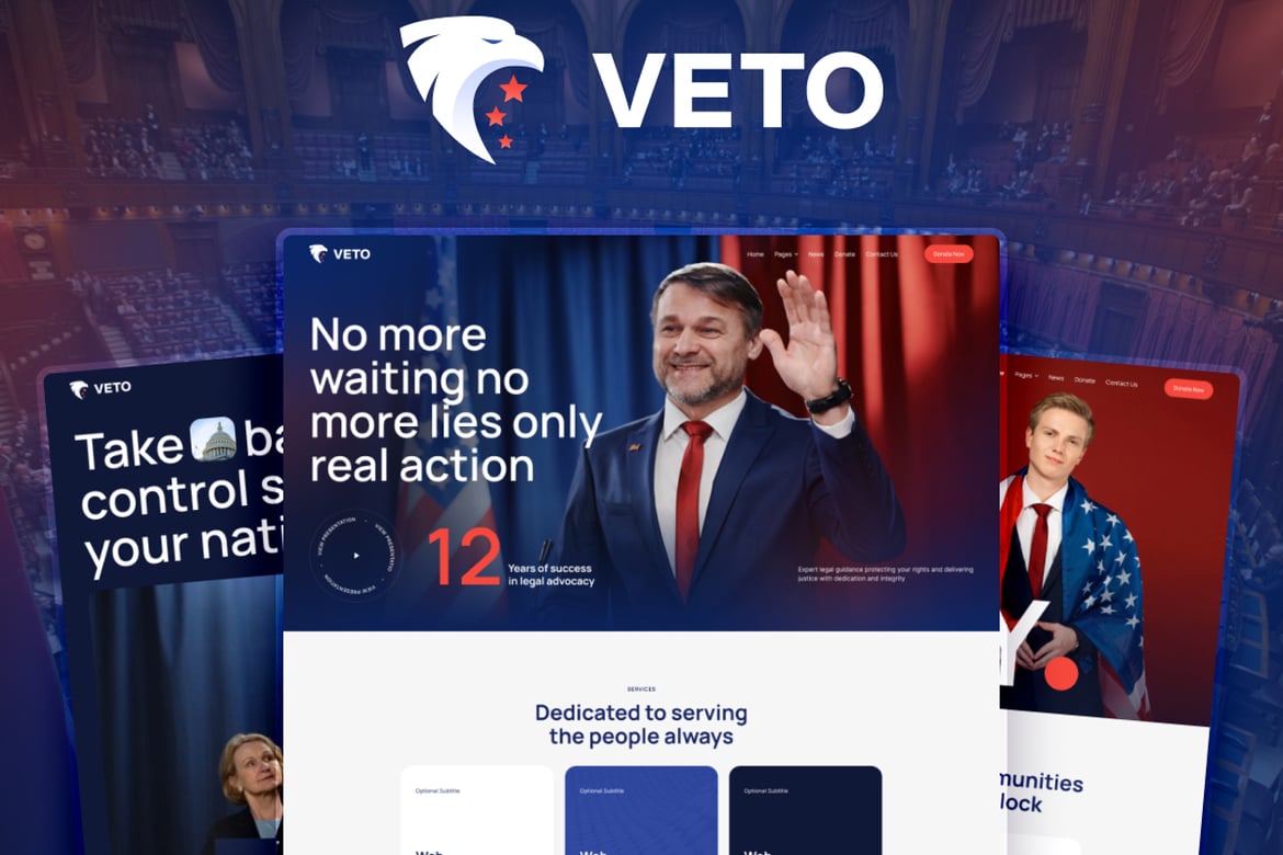 Tema WordPress Veto: Solusi Modern untuk Kebutuhan Politik Anda