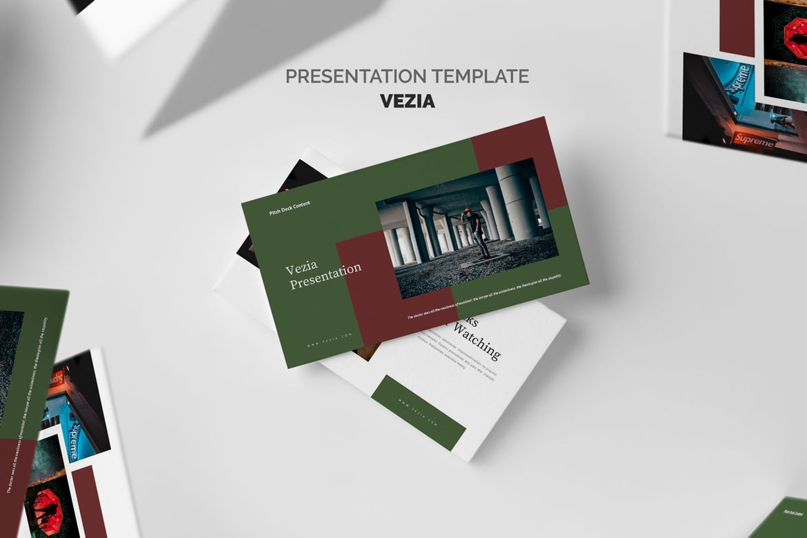 Vezia: Template Presentasi Fashion Hype yang Menarik