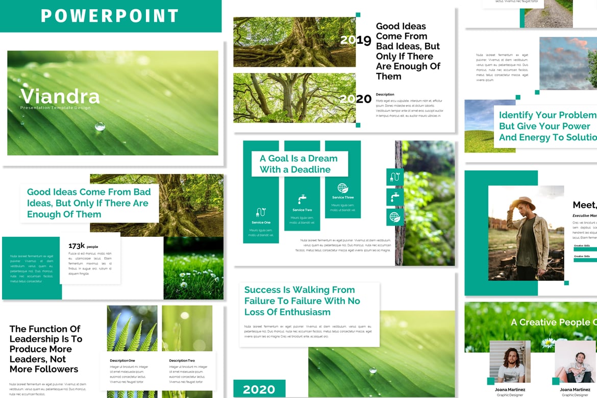 Template Powerpoint Viandra - Solusi Presentasi Profesional Anda