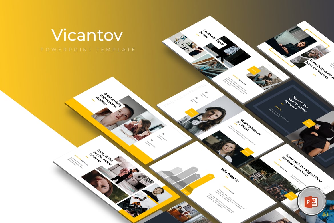 Vicantov - Template Powerpoint Serbaguna yang Menarik
