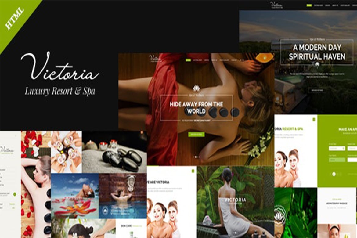 Template Website Spa Kecantikan & Resort Victoria