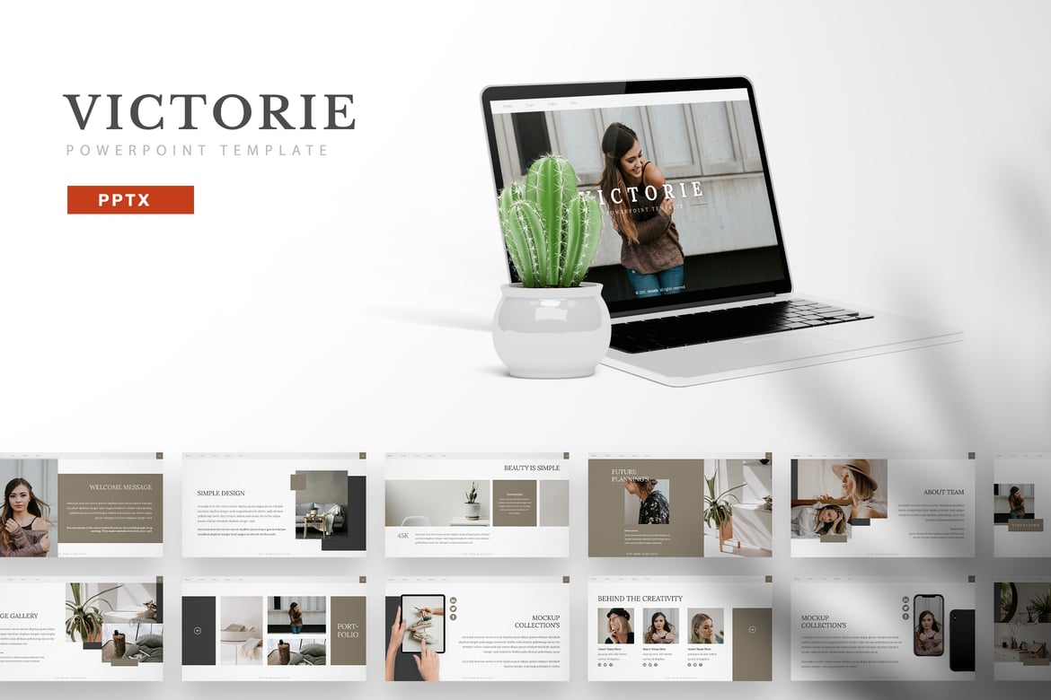 Template PowerPoint Victorie - Solusi Presentasi Menarik untuk Bisnis dan Pribadi