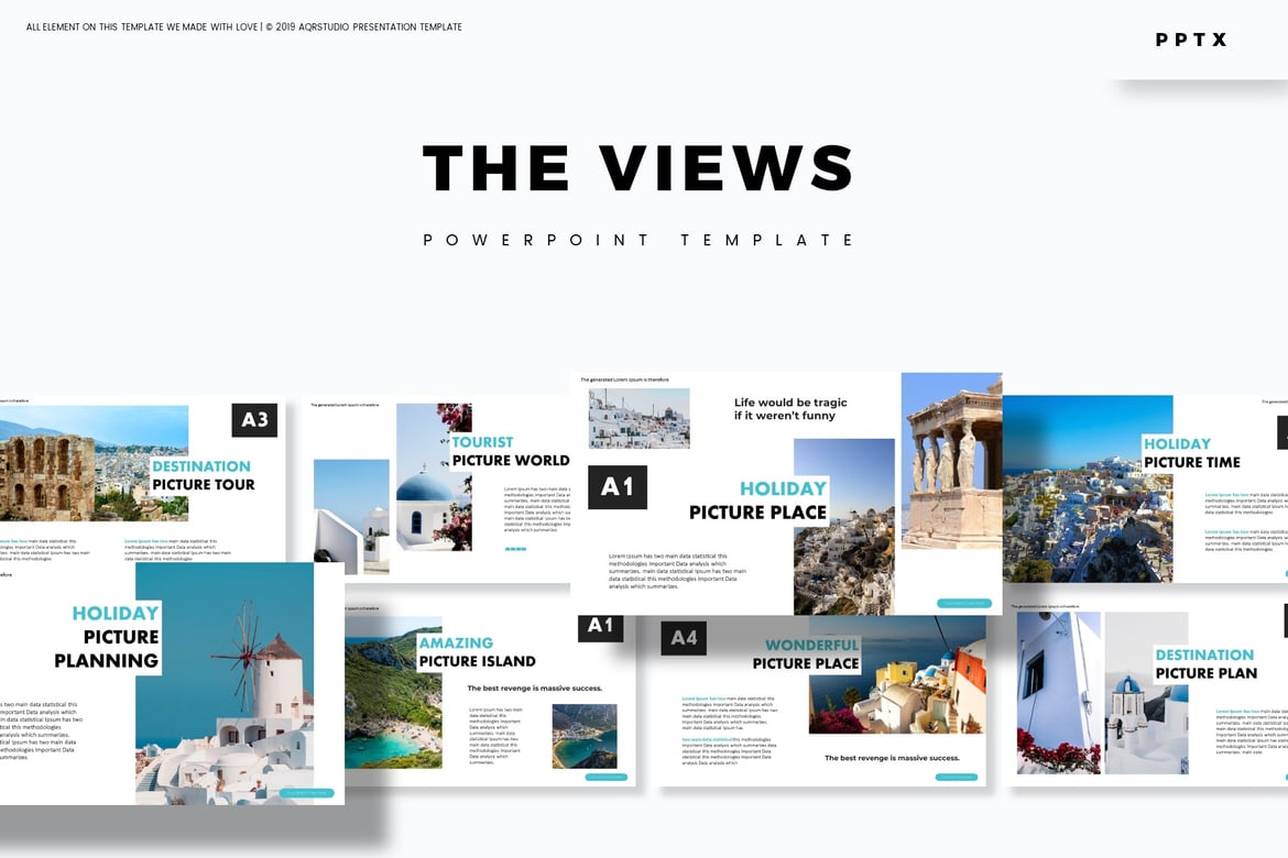 Template PowerPoint Views - Solusi Presentasi Menarik