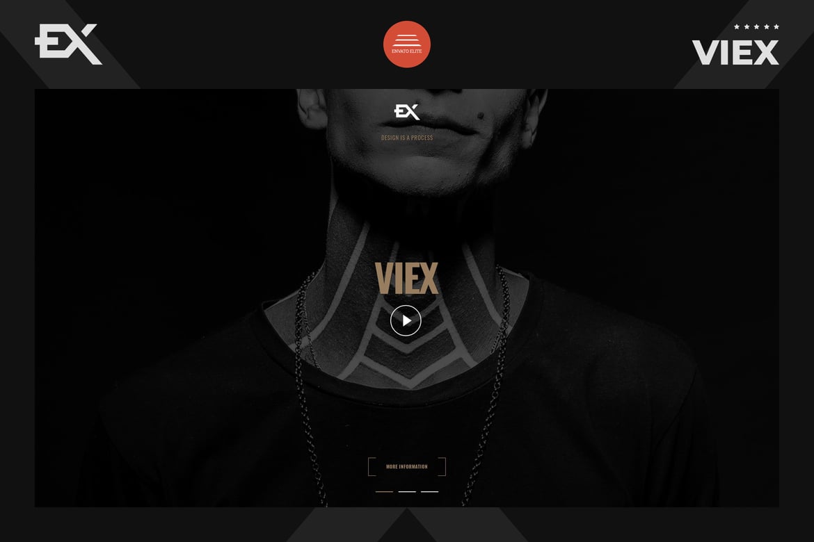 Viex - Template Website Portfolio Kreatif yang Menakjubkan