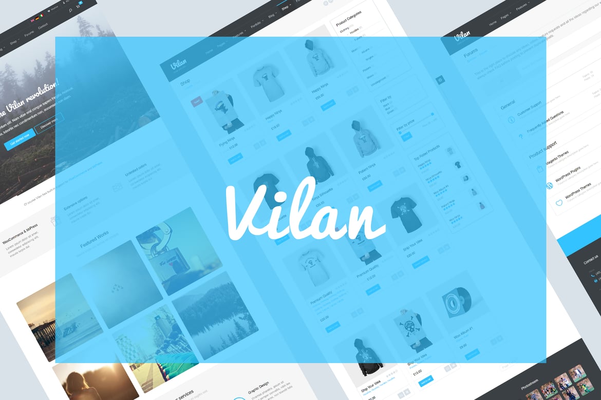 Tema WordPress Vilan untuk Bisnis, E-Commerce, dan Forum yang Profesional