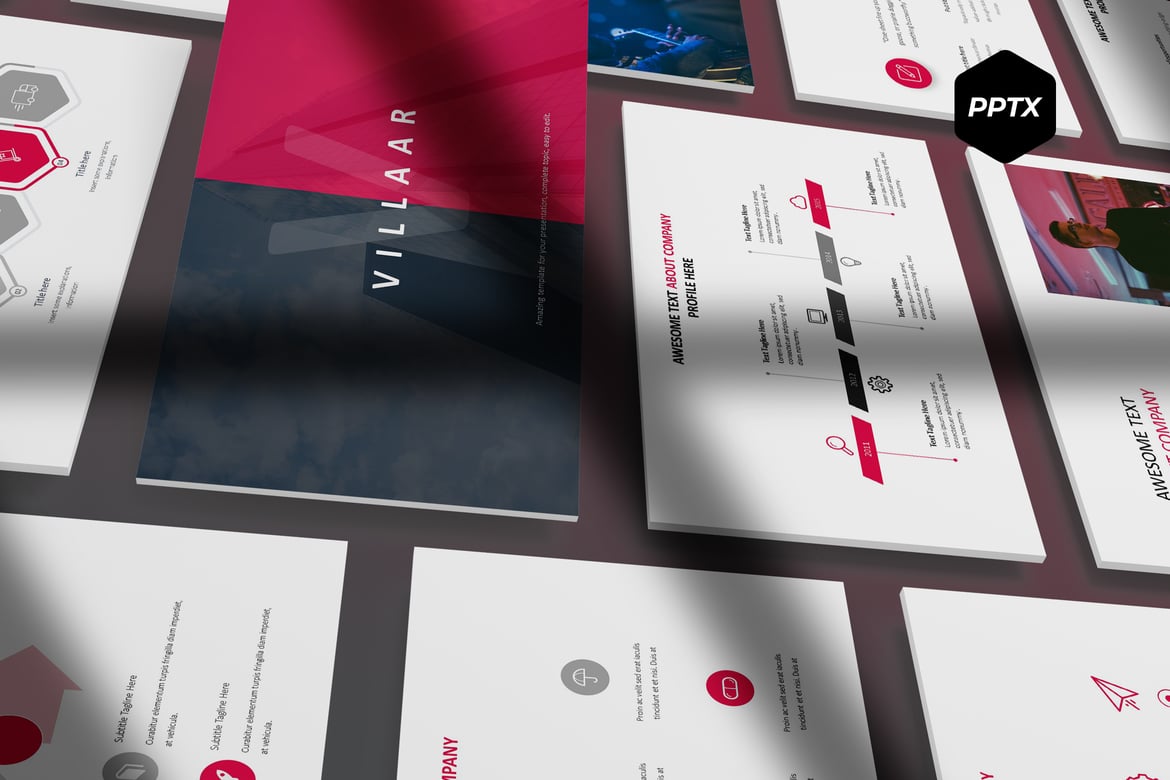 Villaar - Template Powerpoint Serbaguna yang Menarik