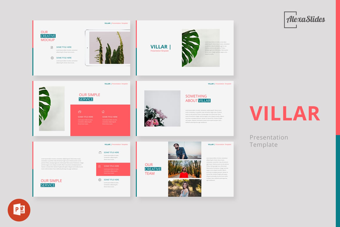 Villar - Template Powerpoint Presentasi Kreatif yang Menarik