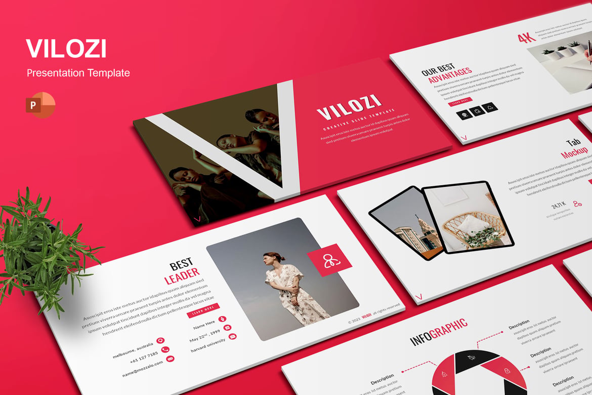 Template PowerPoint Vilozi - Solusi Presentasi Profesional Anda