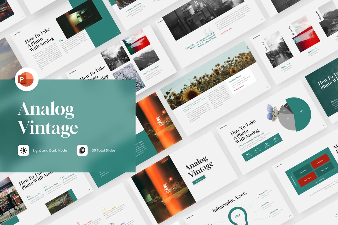 Template Presentasi PowerPoint Vintage yang Menarik