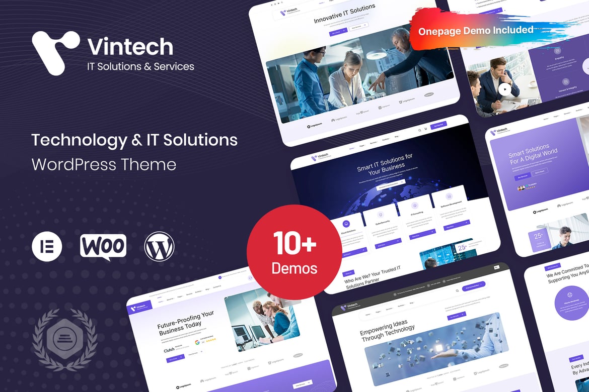 Vintech - Tema WordPress Solusi IT yang Menarik dan Fleksibel