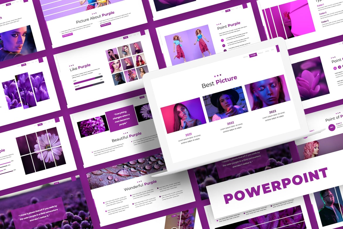Viola - Template Powerpoint Multifungsi yang Menarik