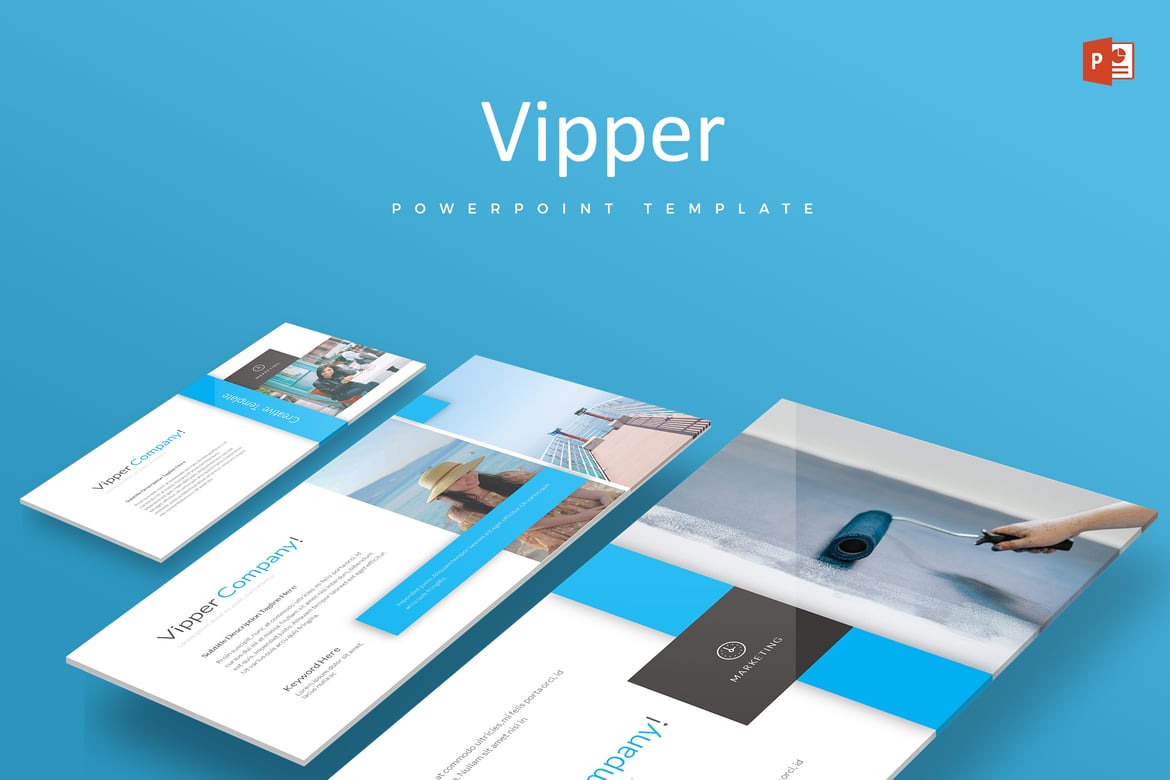 Vipper - Template PowerPoint Serbaguna