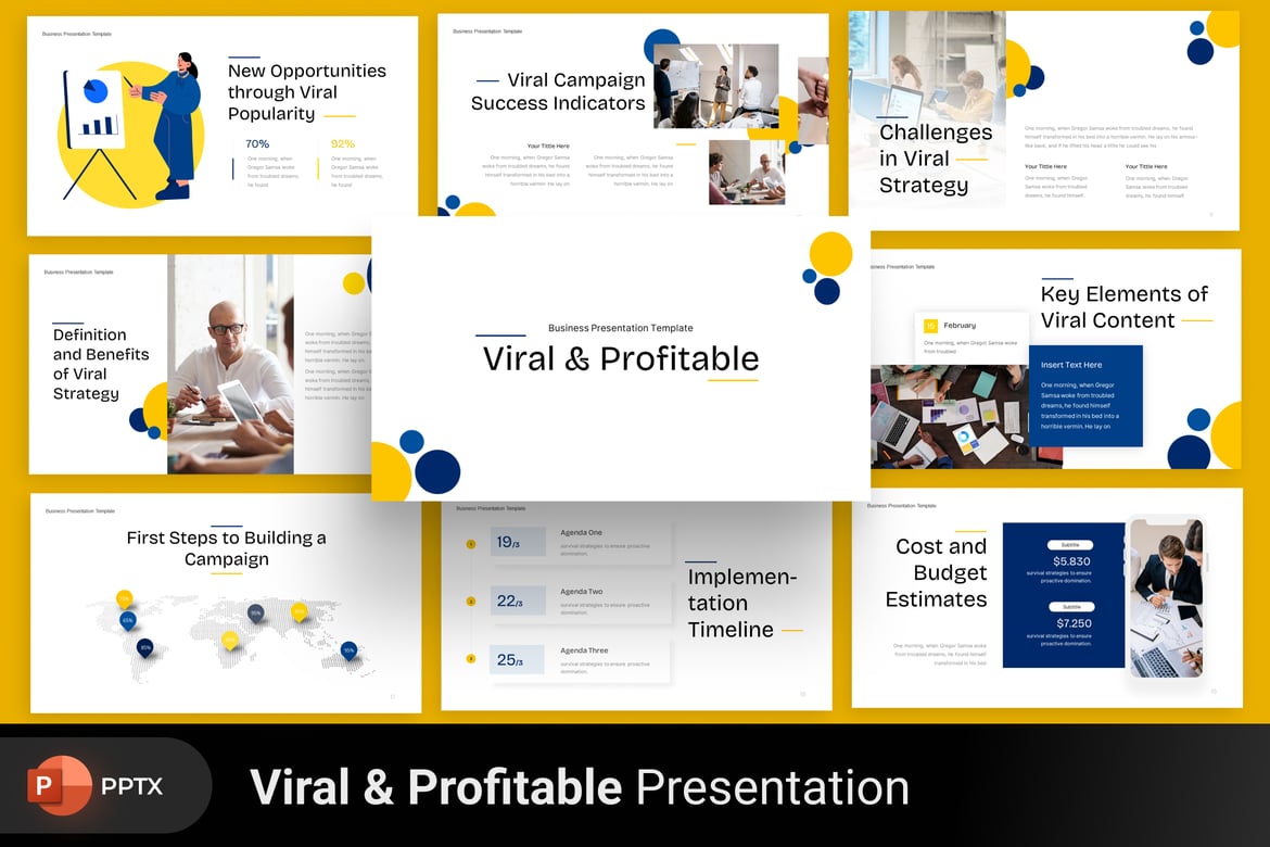 Template PowerPoint Viral dan Menguntungkan untuk Presentasi Menarik