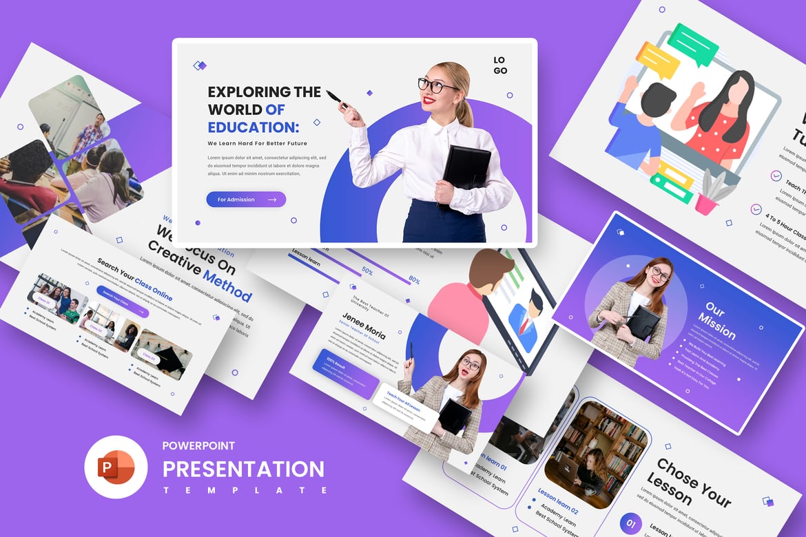 Template Presentasi PowerPoint Virates untuk Berbagai Kebutuhan