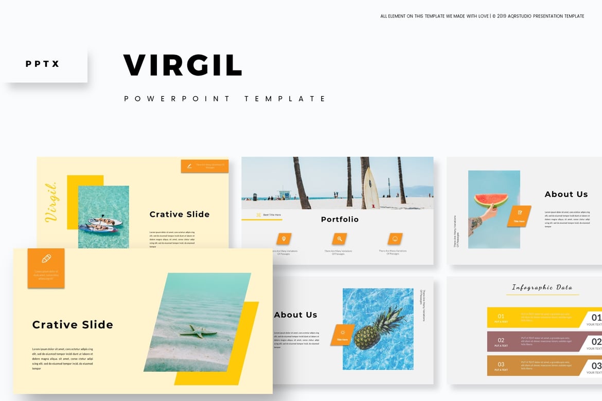 Virgil - Template PowerPoint Serbaguna yang Menarik