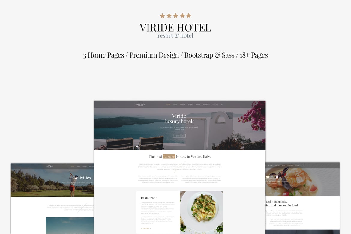Viride - Template Website Premium untuk Hotel & Resort yang Menawan