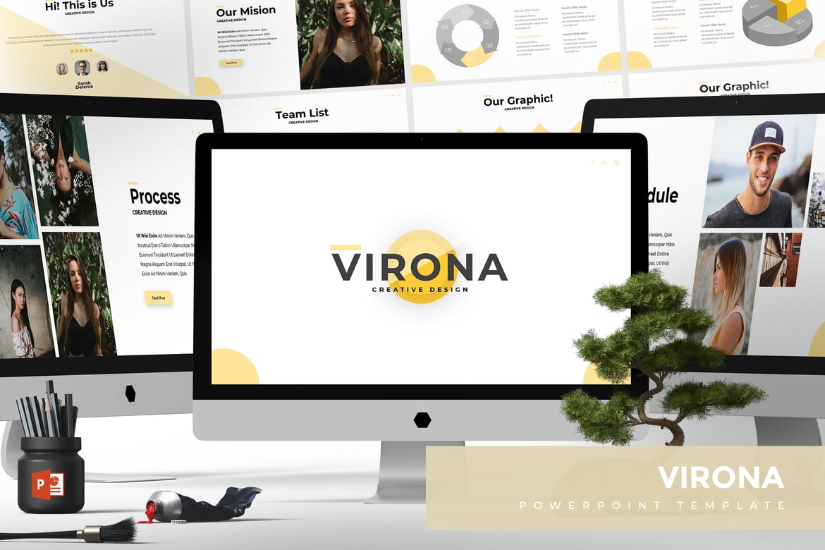 Virona - Template Powerpoint Serbaguna dan Menarik