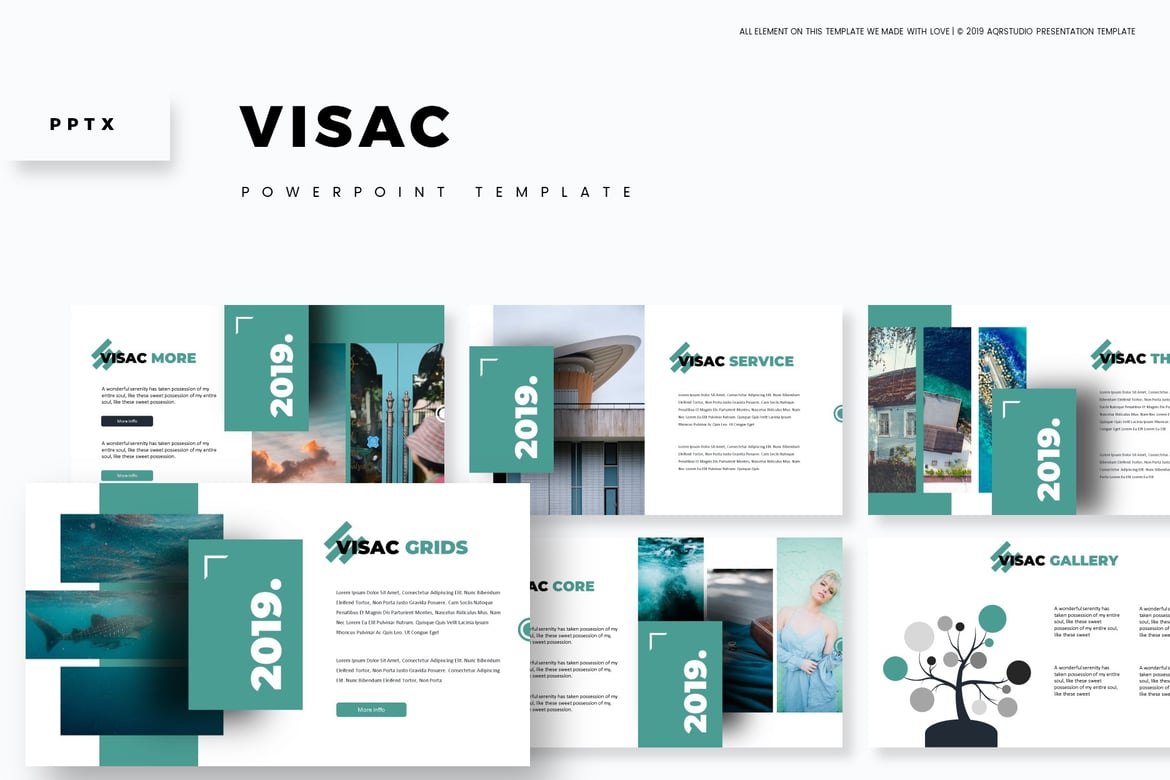 Visac - Template PowerPoint Serbaguna yang Menarik