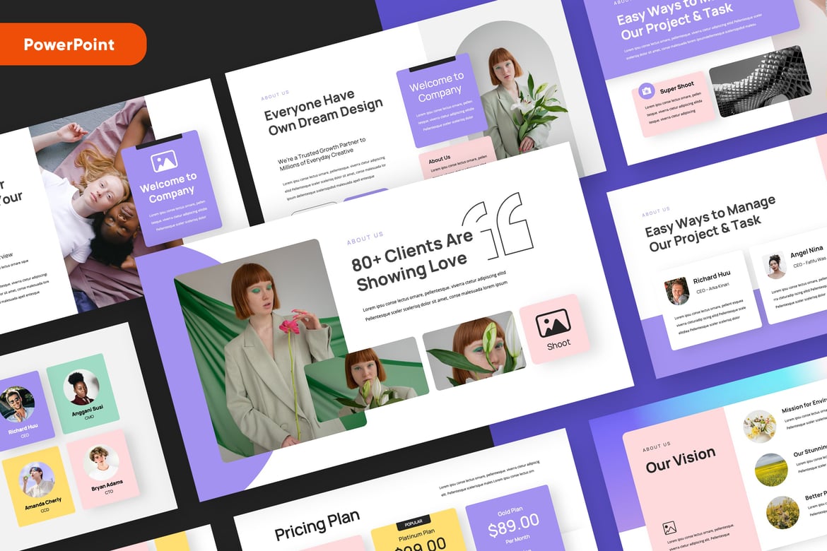 Template Presentasi PowerPoint VISE - Solusi Profesional untuk Semua Kebutuhan Anda