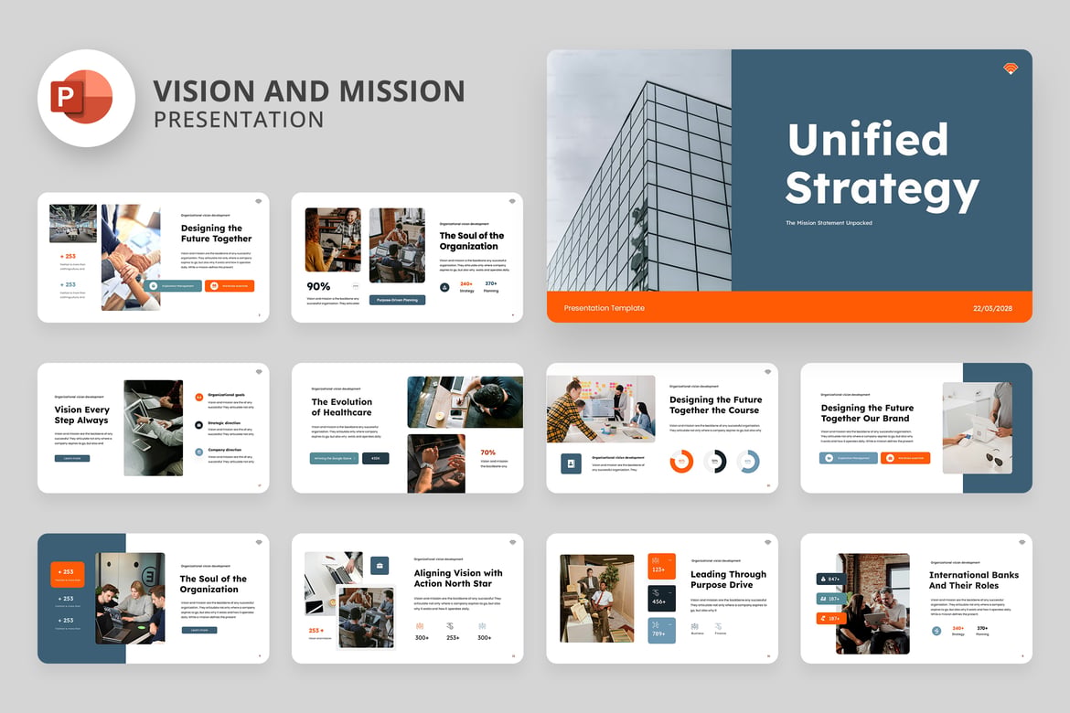 Template Presentasi Vision Mision untuk Bisnis yang Kuat dan Efektif