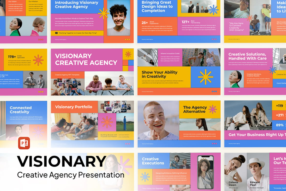 Visionary - Template Presentasi Kreatif untuk Agensi