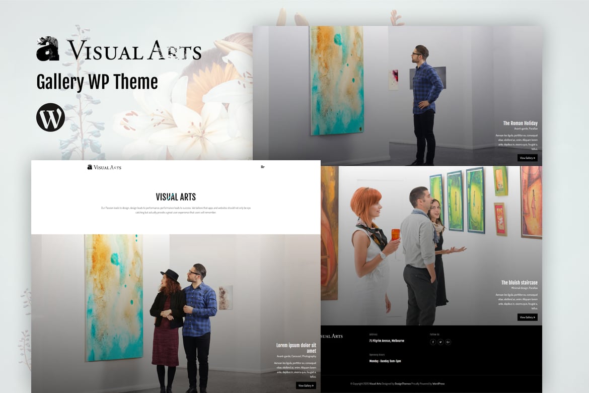 Tema WordPress Visual Art | Galeri Seni Kreatif