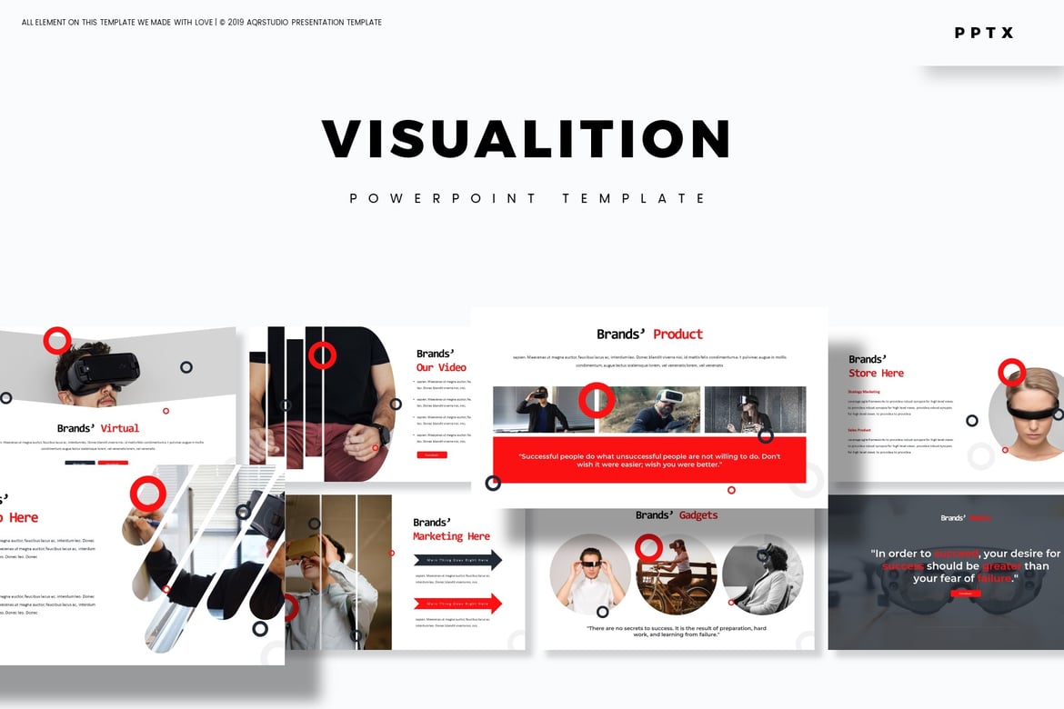Template Powerpoint Visualition - Solusi Presentasi Profesional