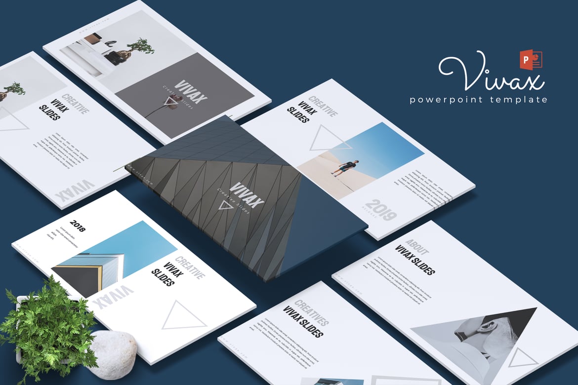 VIVAX - Template PowerPoint Kreatif untuk Presentasi Menarik
