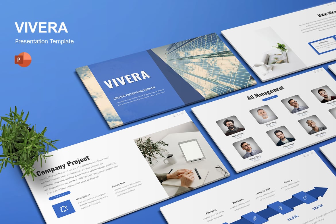 Vivera - Template Presentasi PowerPoint yang Menarik